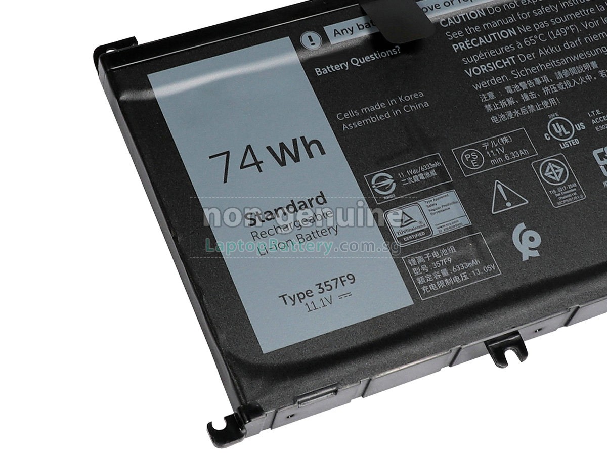 replacement Dell Inspiron 15-7559 battery