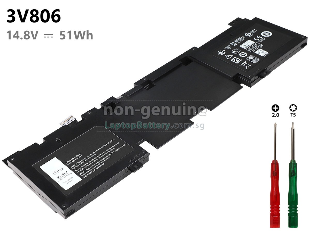 replacement Dell Alienware 13 R2 battery