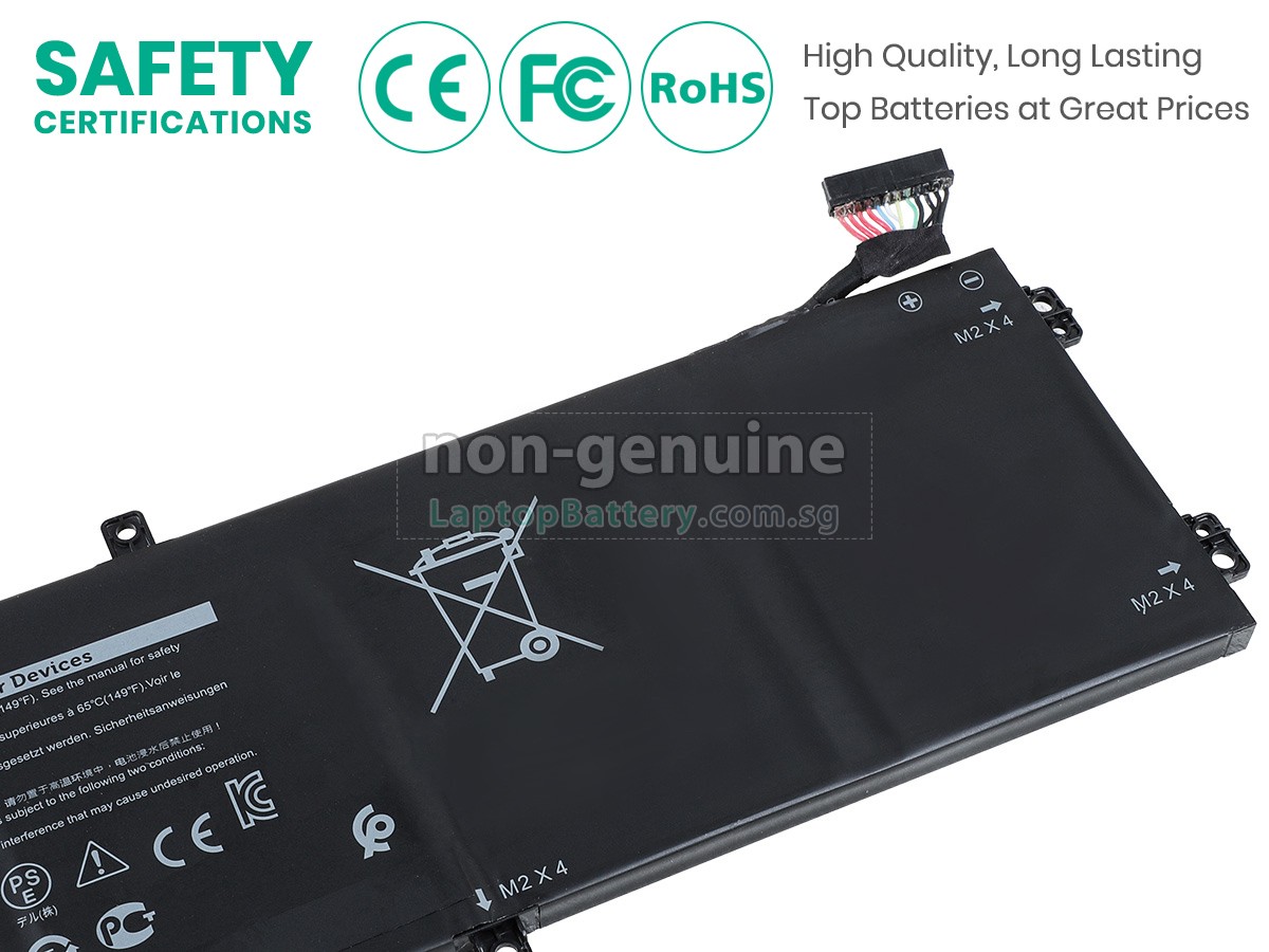 replacement Dell P102F003 battery