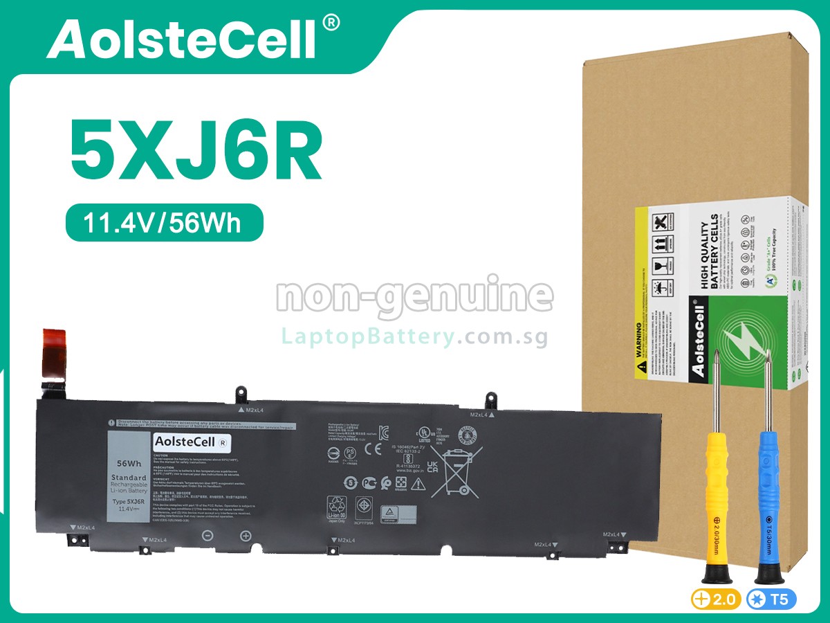 replacement Dell 5XJ6R battery
