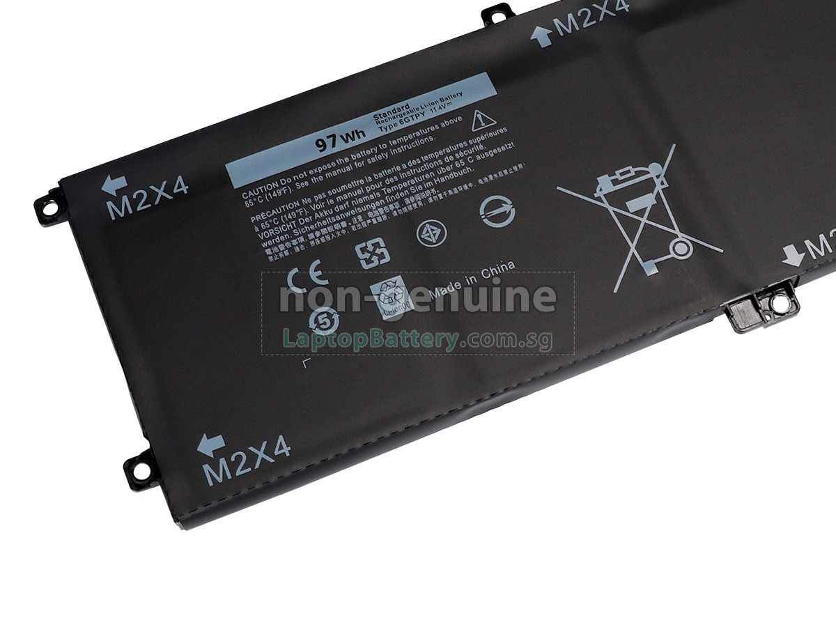 replacement Dell 6GTPY battery