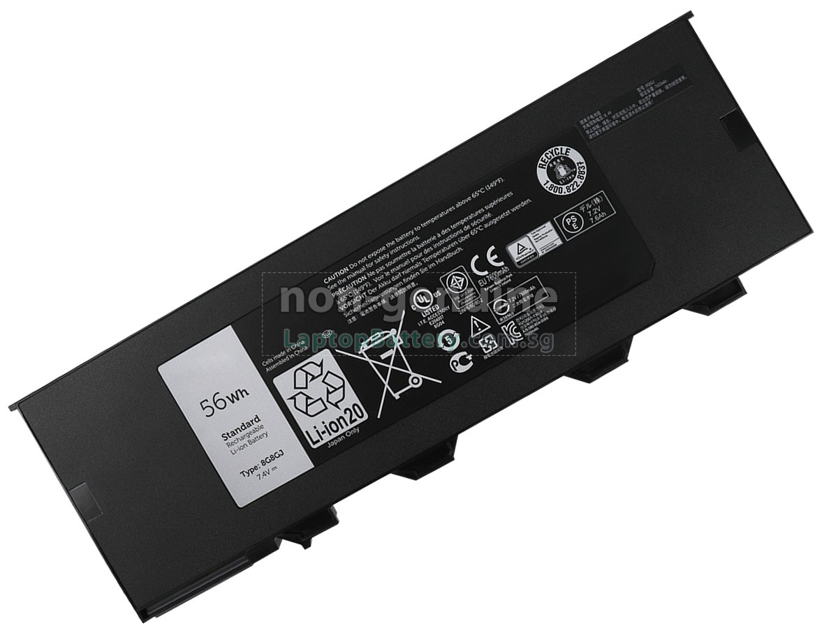 replacement Dell Latitude E7204 battery