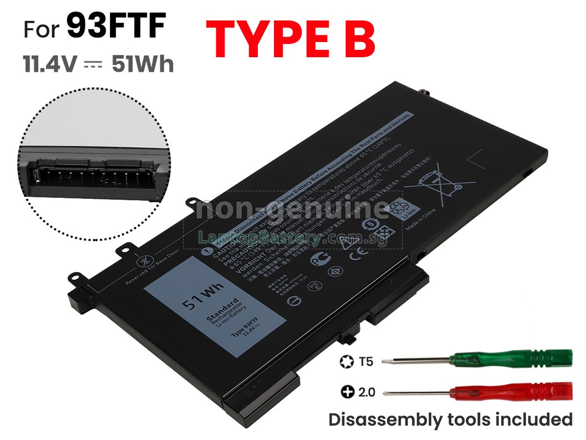 Battery For Dell Latitude 5490 replacement Dell Latitude 5490 Laptop 