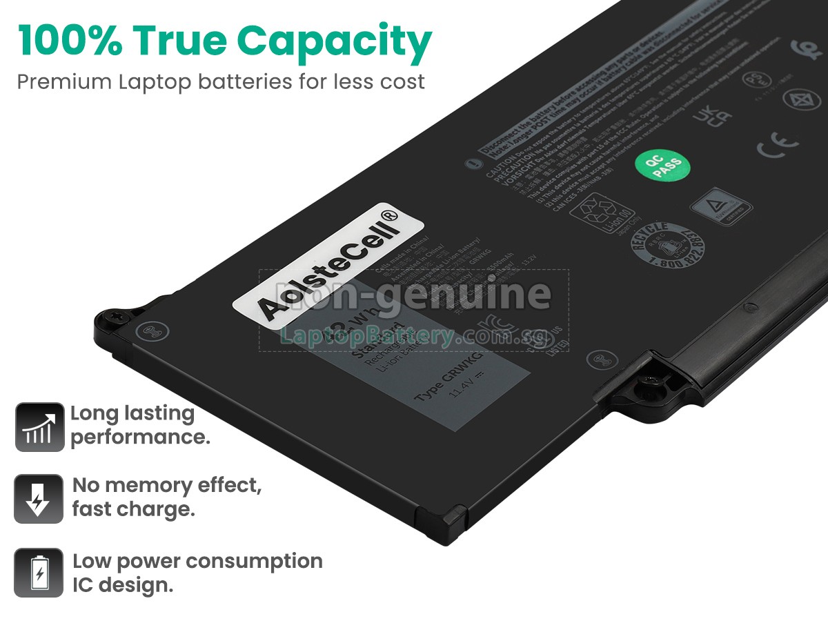 replacement Dell JTG7N battery