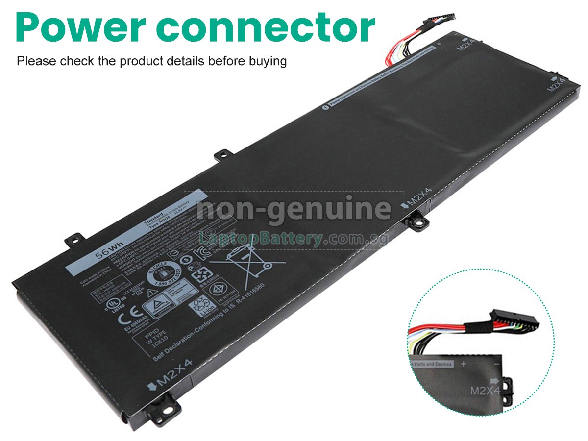 replacement Dell P102F003 battery