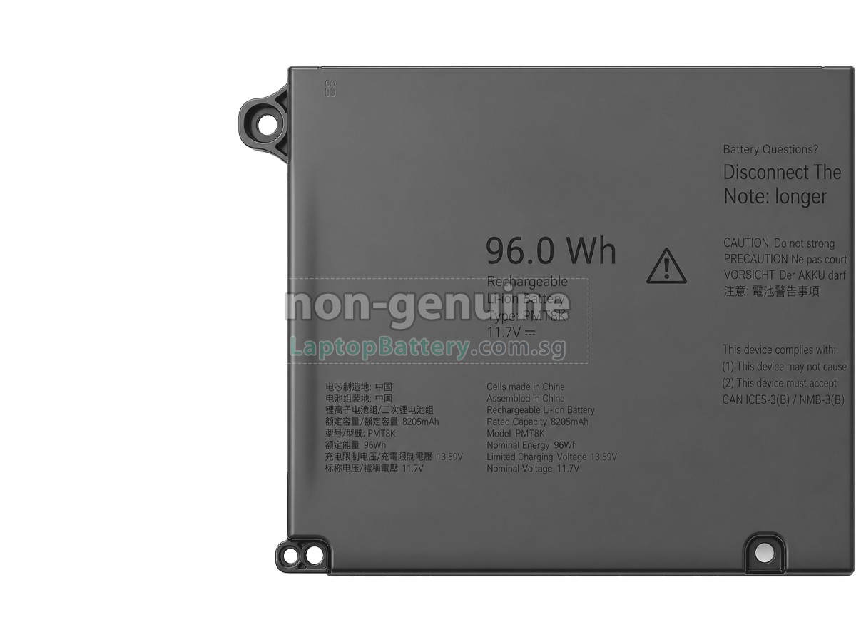 replacement Dell 0HDVM battery