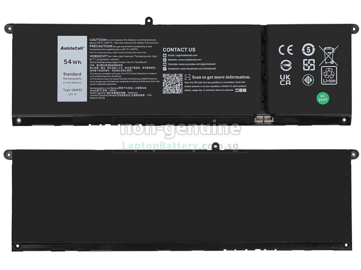 replacement Dell 451-BCUB battery