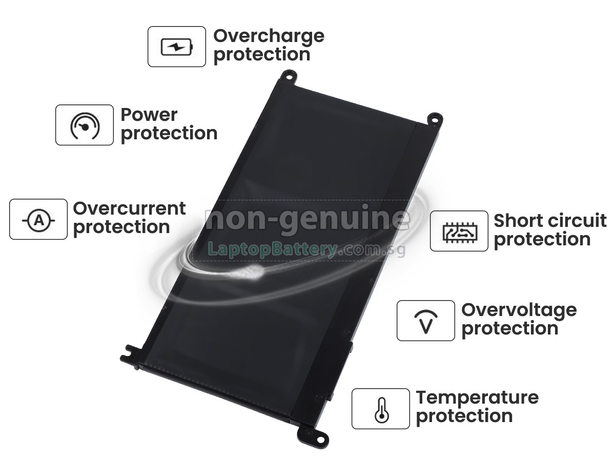 replacement Dell P75F002 battery
