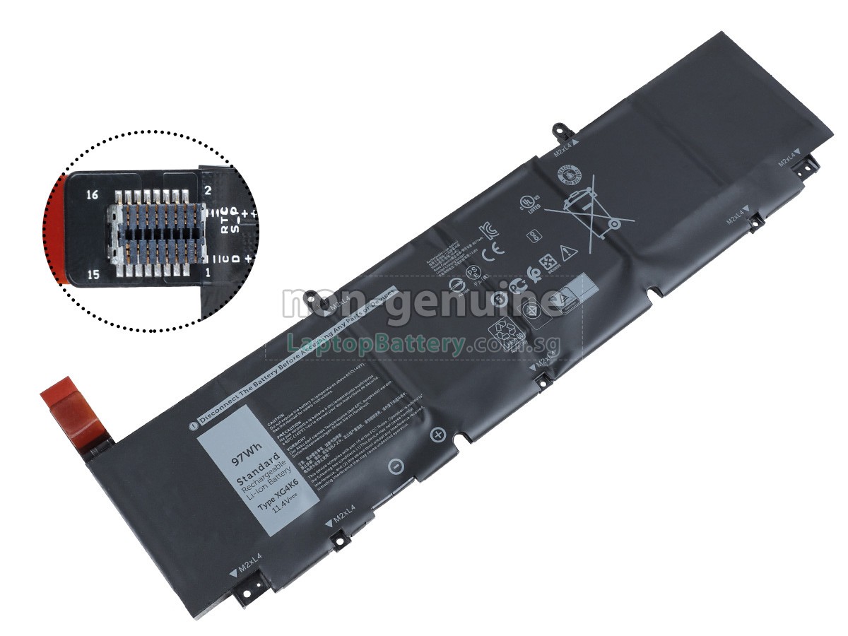 replacement Dell XPS 17 9720-89DR9 battery