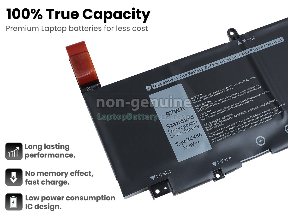replacement Dell XPS 17 9720-89DR9 battery