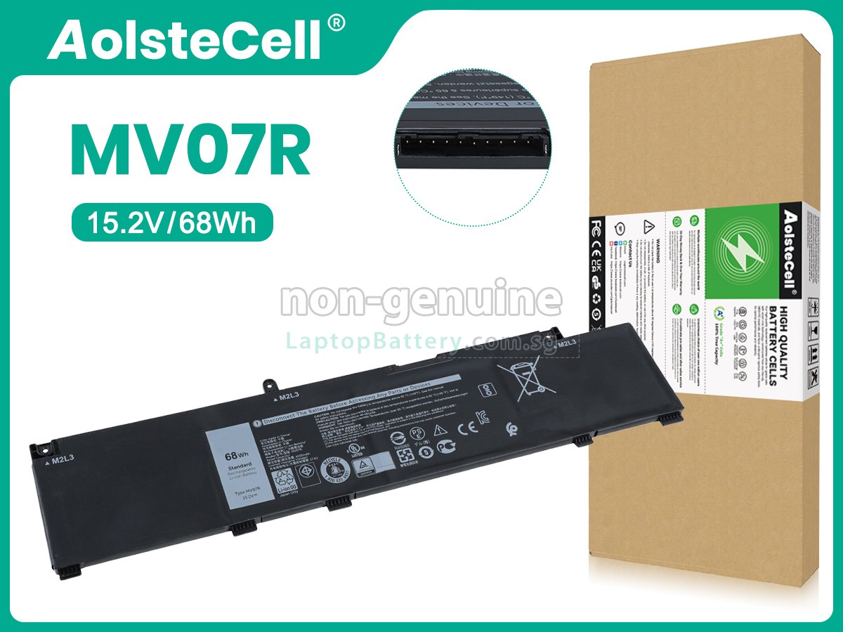 replacement Dell 072WGV battery