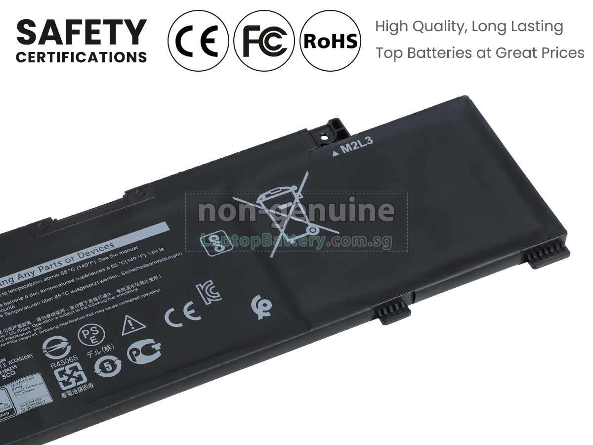 replacement Dell 072WGV battery