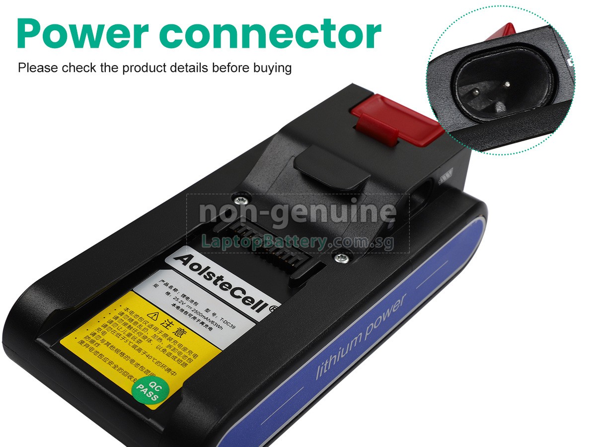 replacement DeLonghi T-DC39 battery