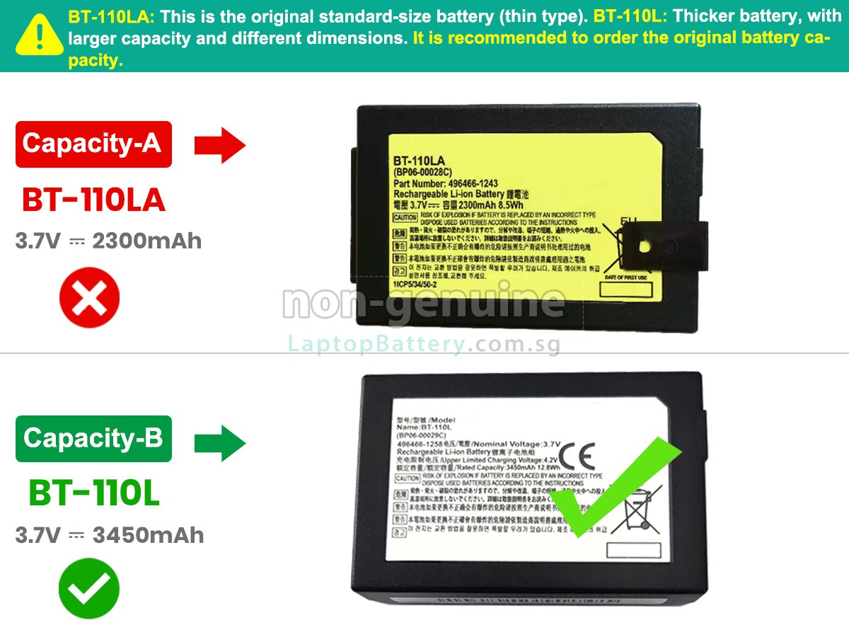 replacement DENSO BT-170LA-C battery