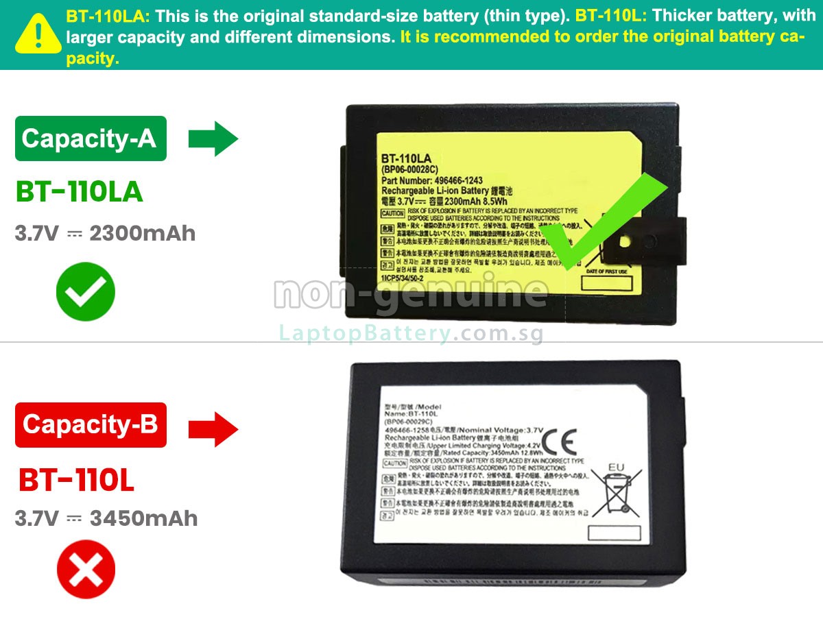 replacement DENSO BT-170LA-C battery