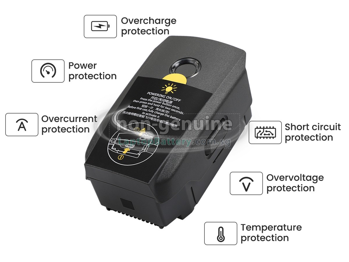 Batterie 3600mAh TECHTEK Pour Télécommande DJI Mavic 2 Pro – Remplace 623758-1S2P