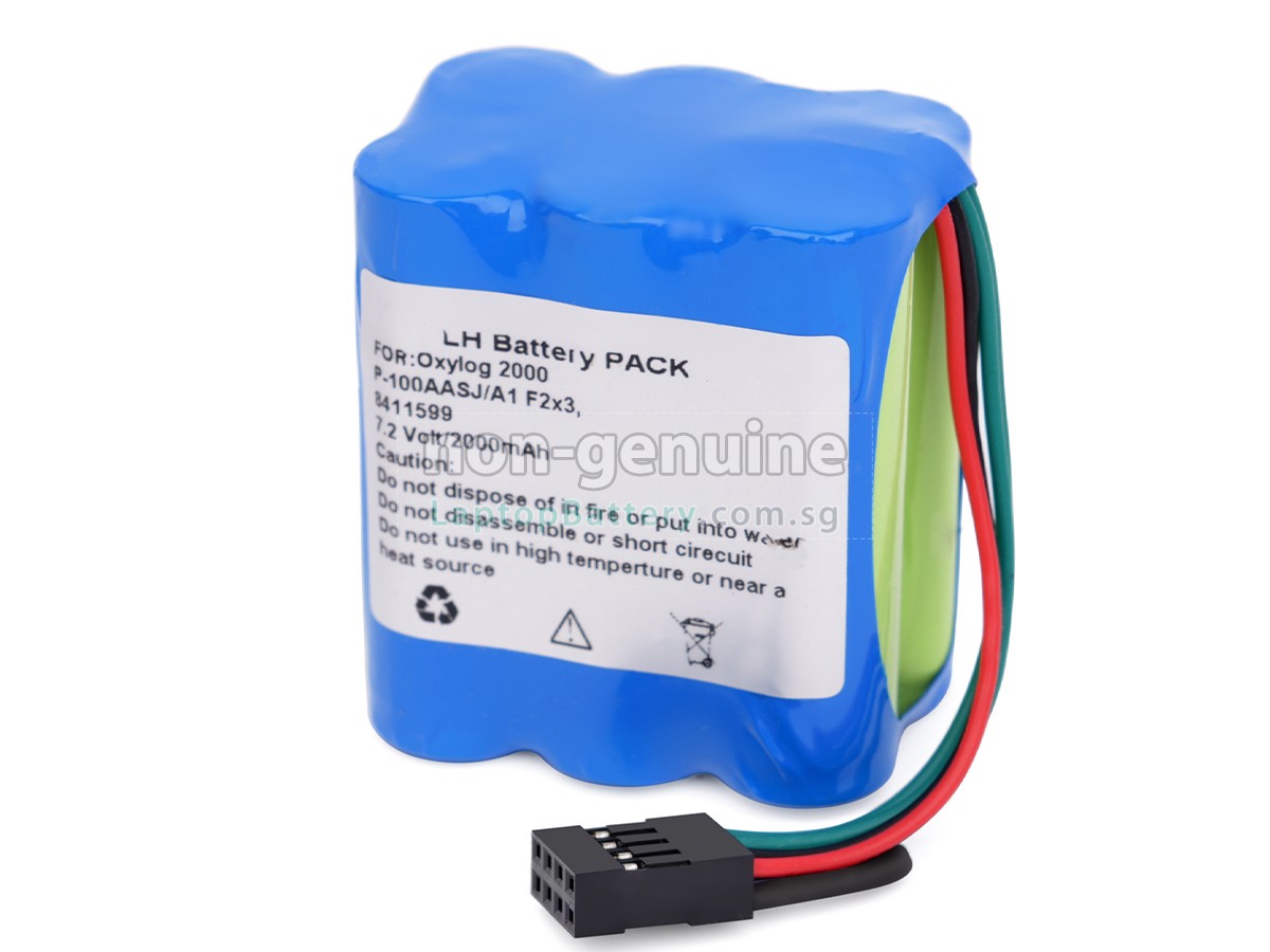 replacement Drager OXYLOG 2000 battery