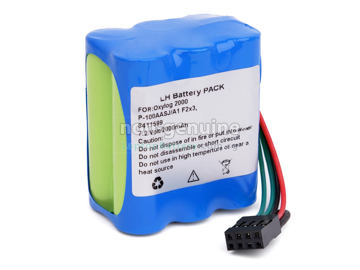 replacement Drager OXYLOG 2000 battery