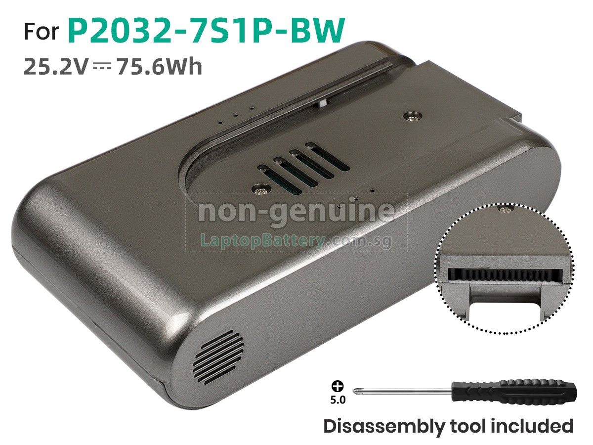 replacement Dreame P2032-7S1P-BWA battery