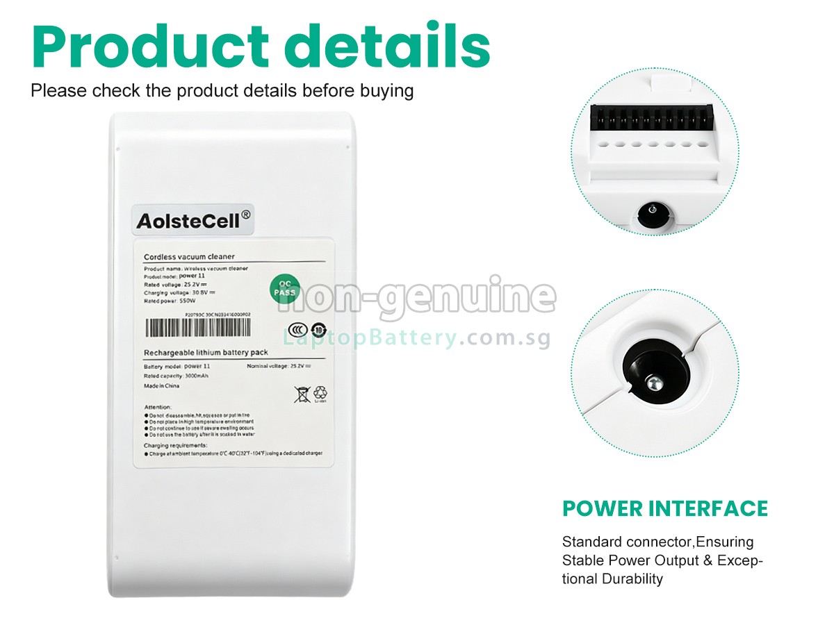 replacement Dreame POWER 11 battery