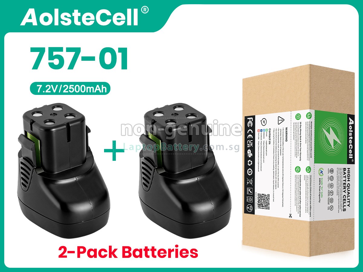 replacement Dremel 7.2V 757-01 battery