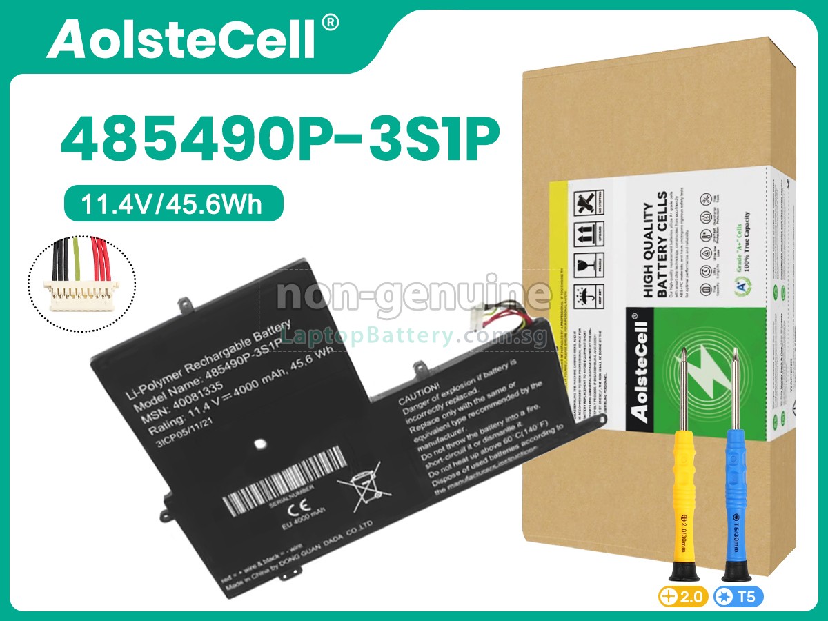 replacement EVOO UTL-516698-3S battery