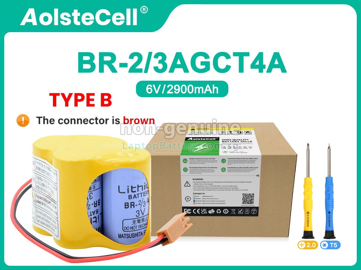 replacement Fanuc BR-23AGCT4A battery