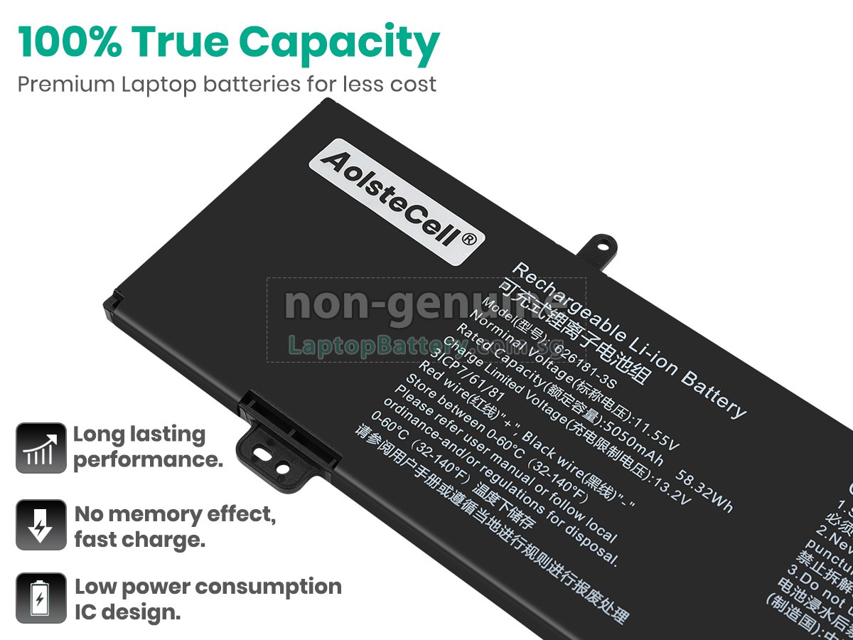replacement Firebat NARUTO U4 battery