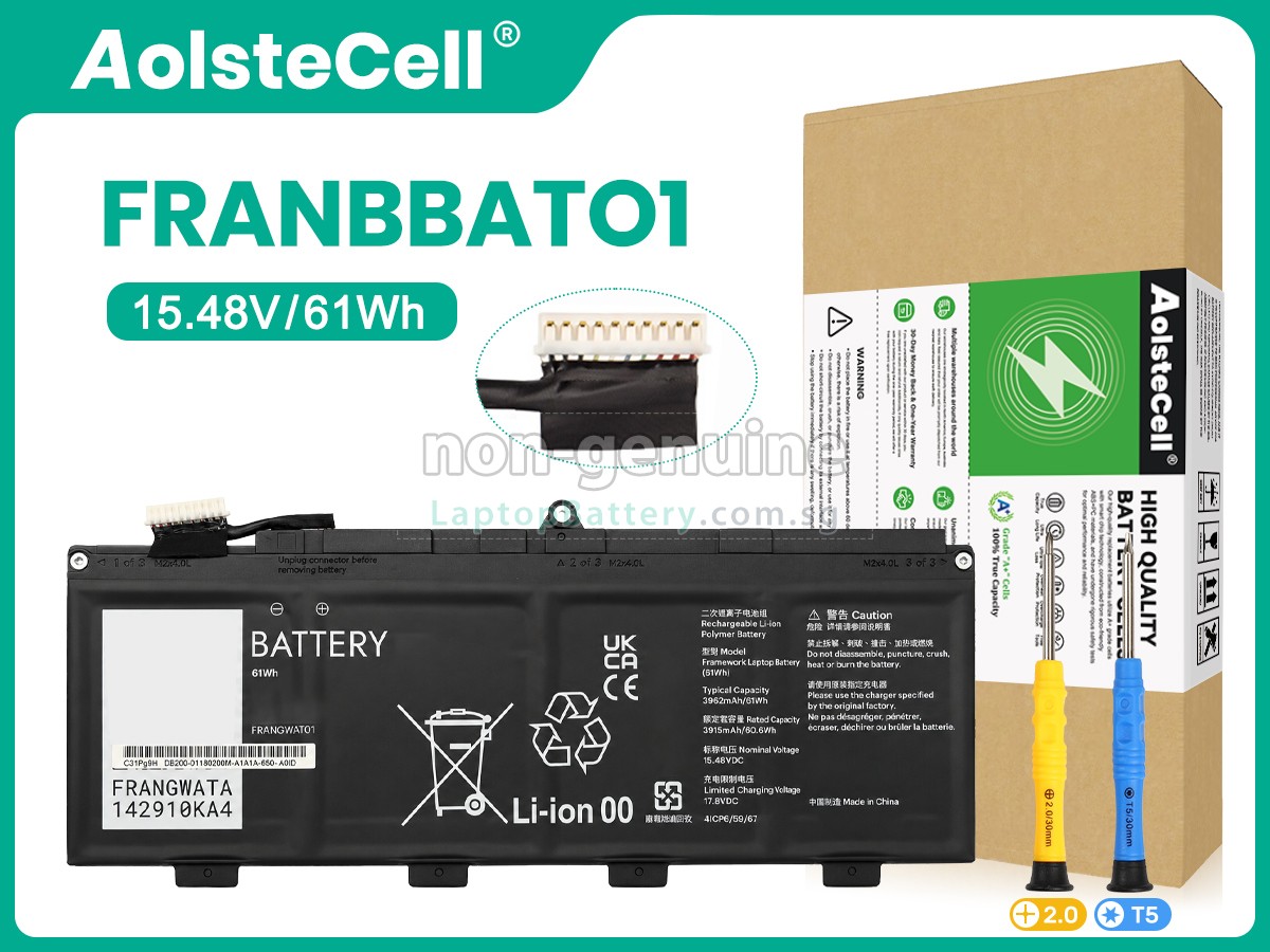 replacement Framework FRANBBAT01 battery