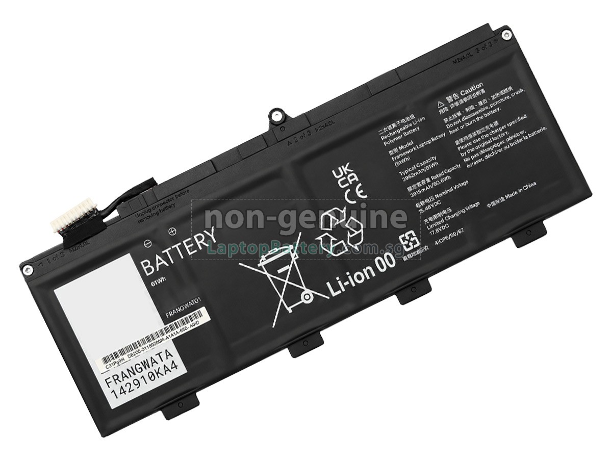 replacement Framework FRANBBAT01 battery