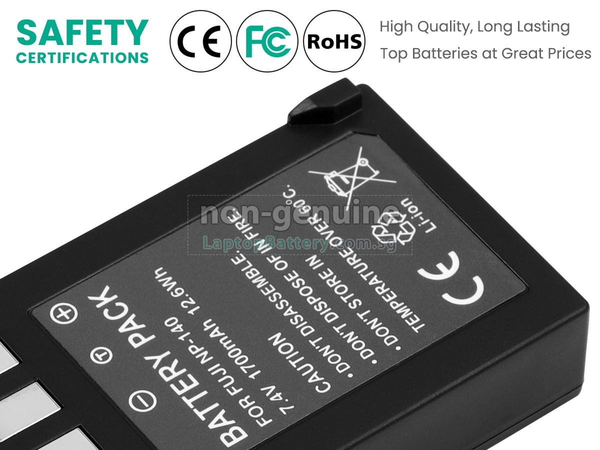 replacement Fujifilm FINEPIX S205EXR battery