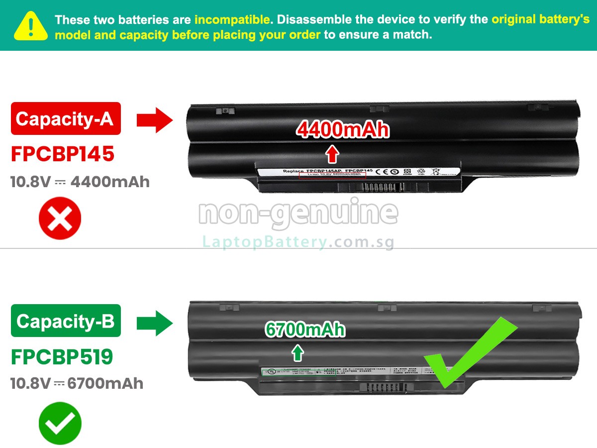 replacement Fujitsu LifeBook P771 battery