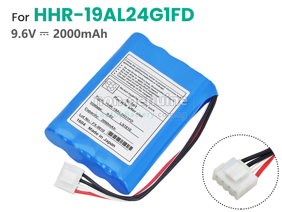replacement Fukuda HHR-19AL24G1FD battery