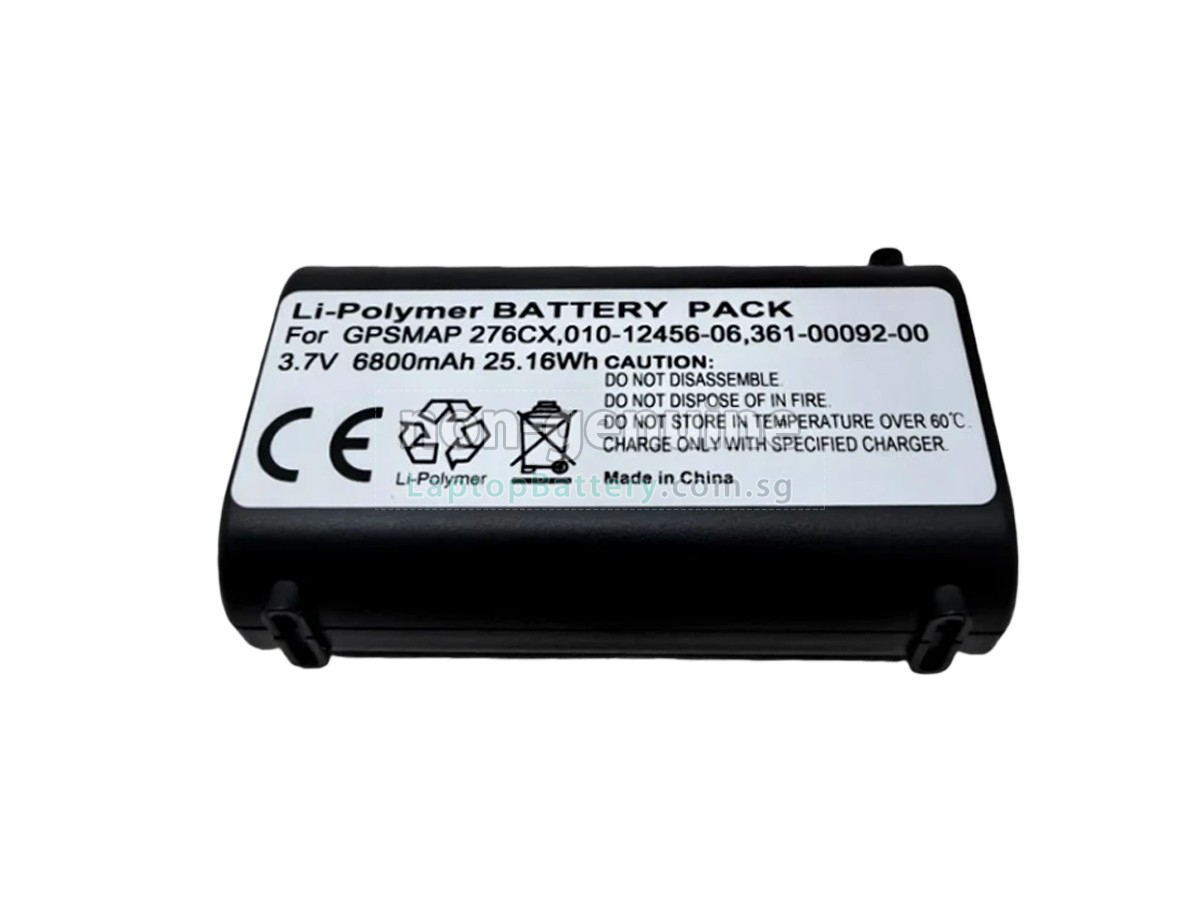 replacement Garmin GPSMAP 276CX battery