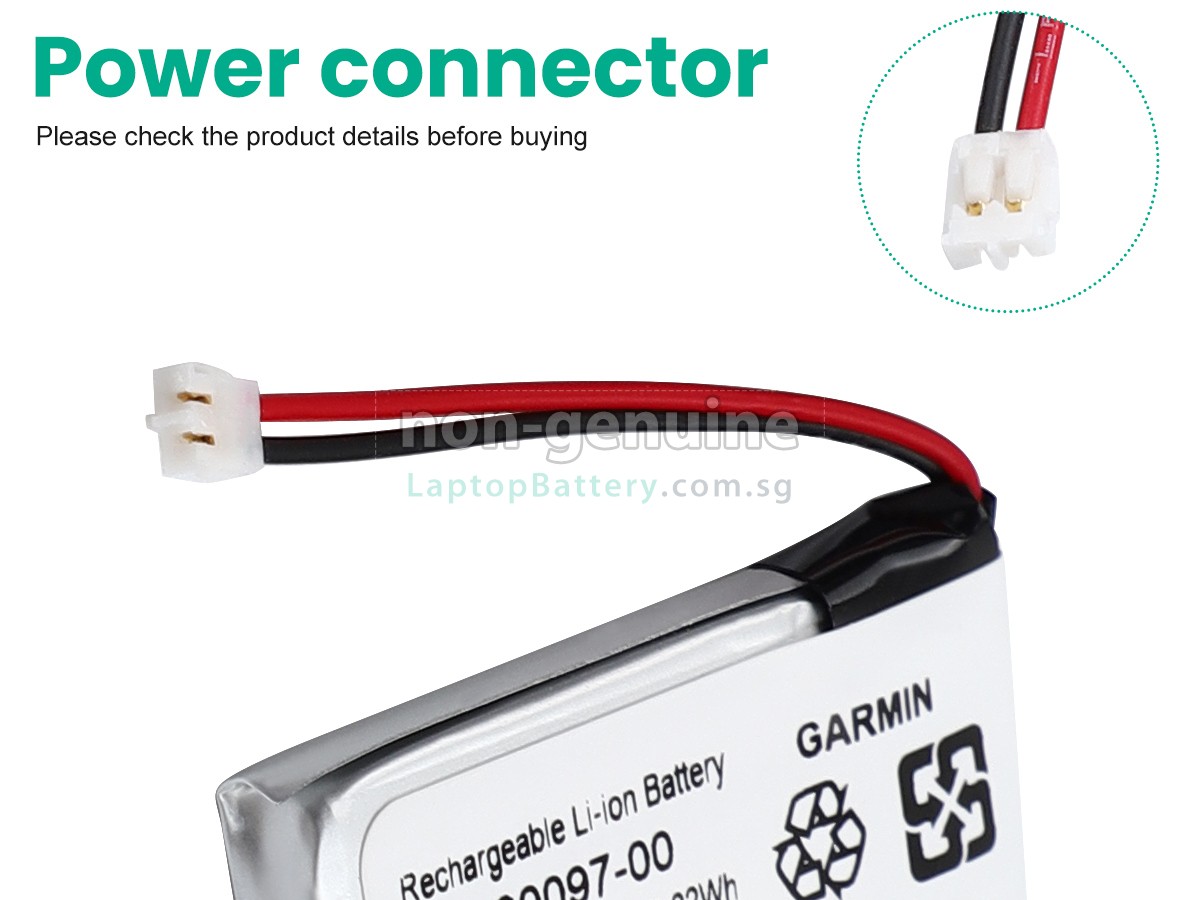 replacement Garmin 361-00097-00 battery