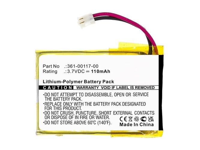 Battery for Garmin 361-00117-00
