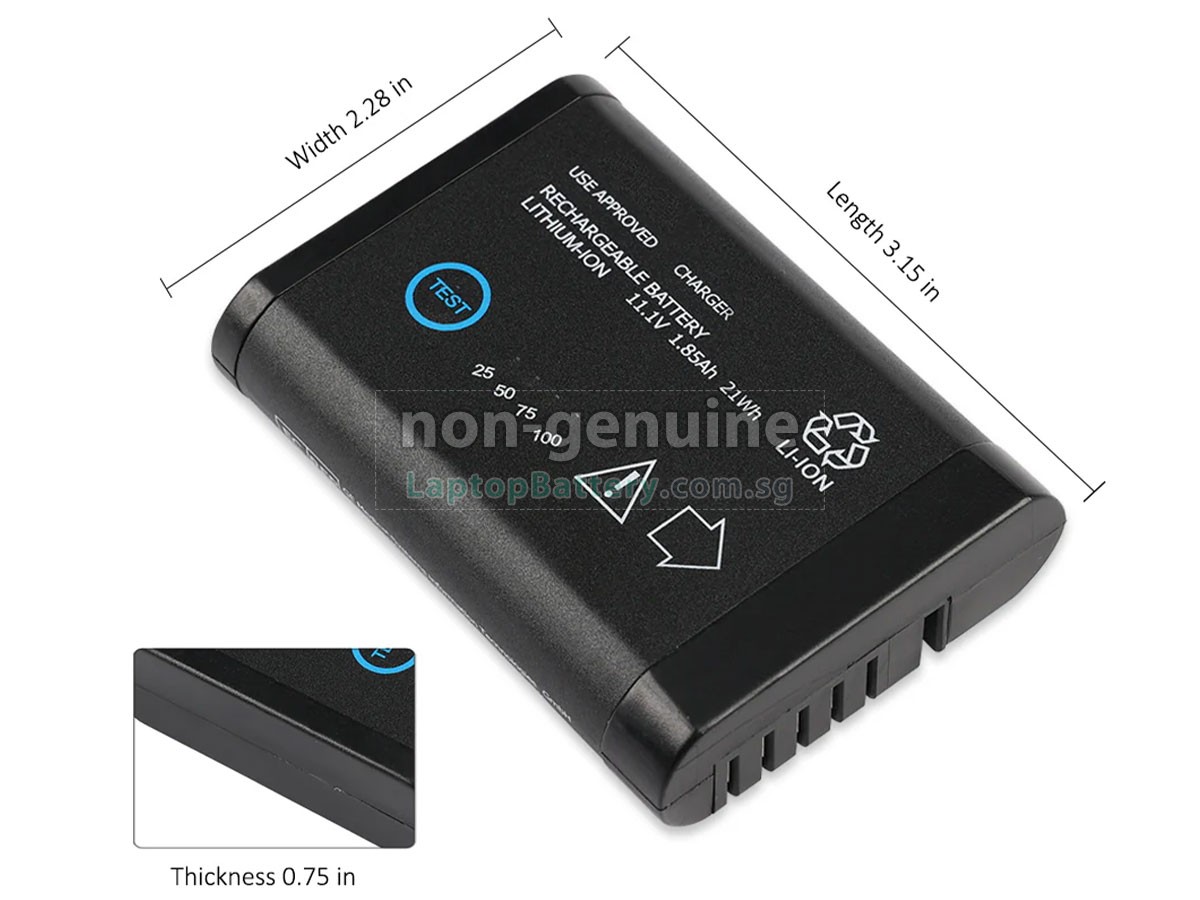 replacement GE DR203 battery