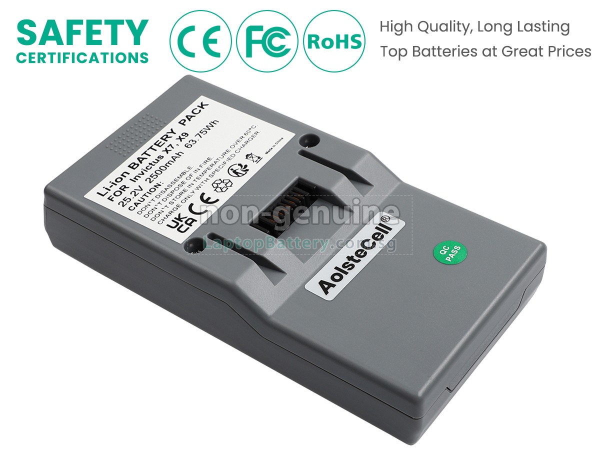 replacement Genius INVICTUS X9 battery