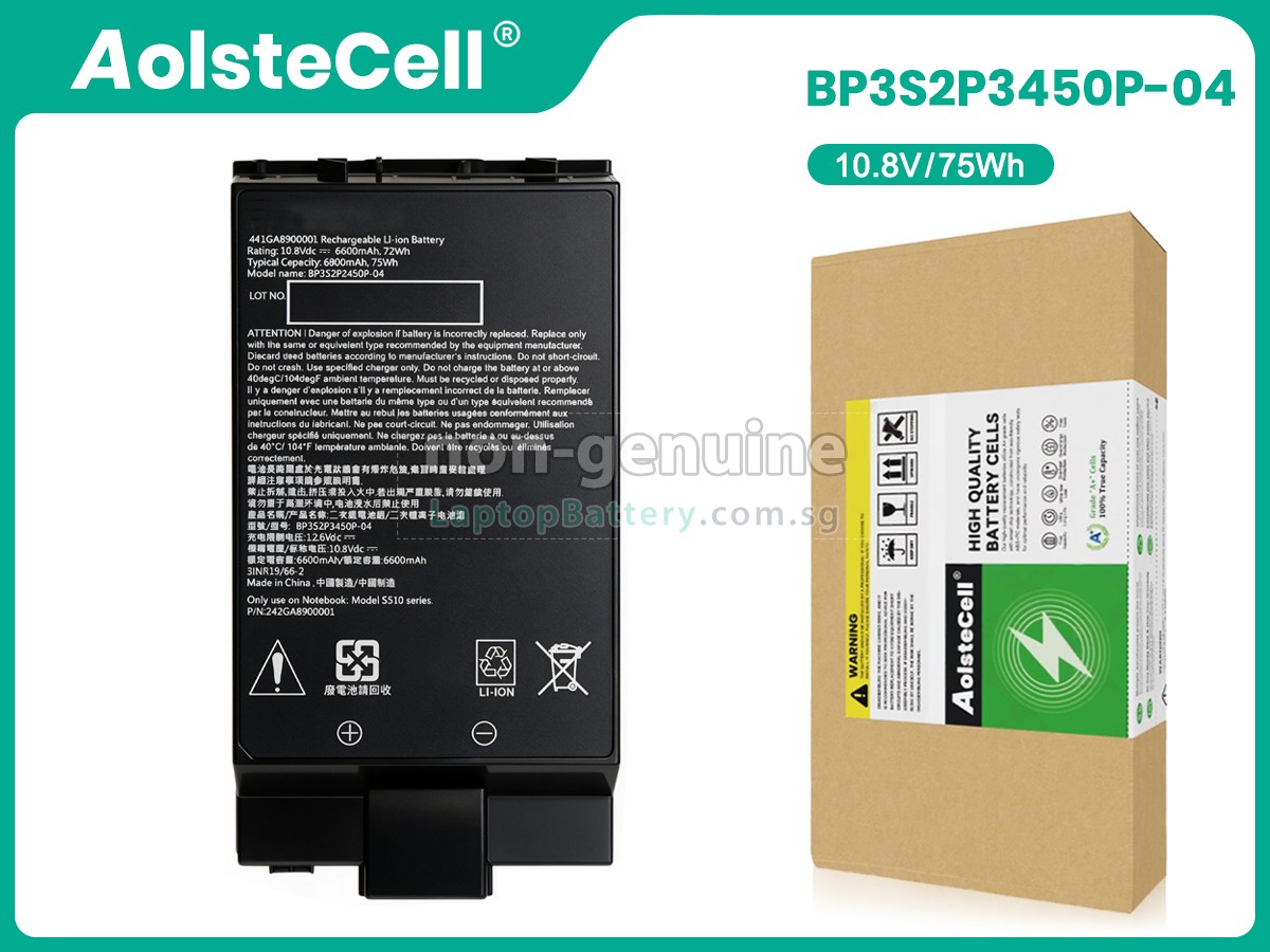 replacement Getac S510 battery