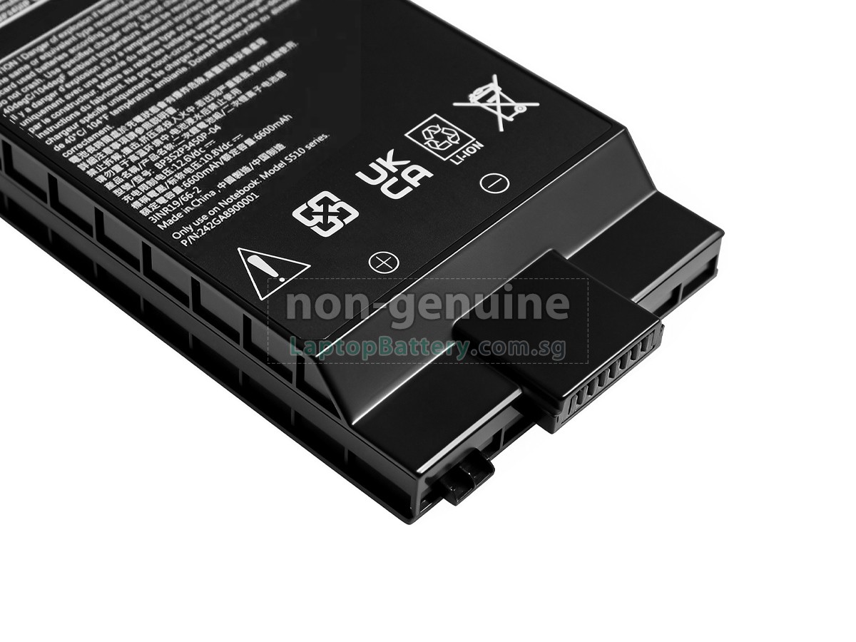 replacement Getac S510 battery