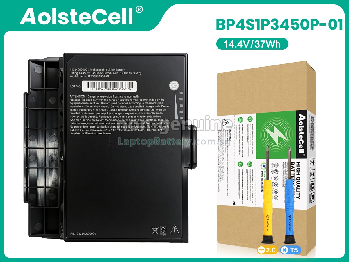 replacement Getac BP4S1P3450P-01 battery