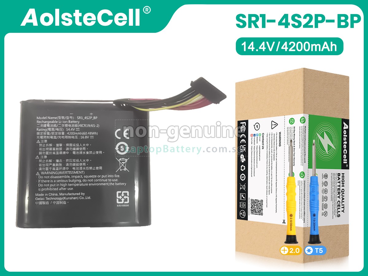 replacement Getac SR1-4S2P-BP(4ICR19/65-2) battery