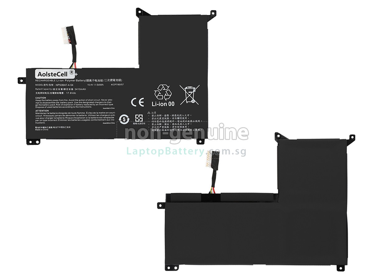 replacement Gigabyte NP50BAT-4-54 battery