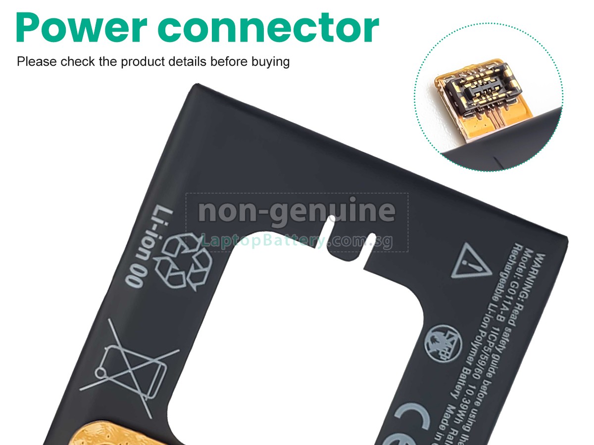 replacement Google BG2W battery