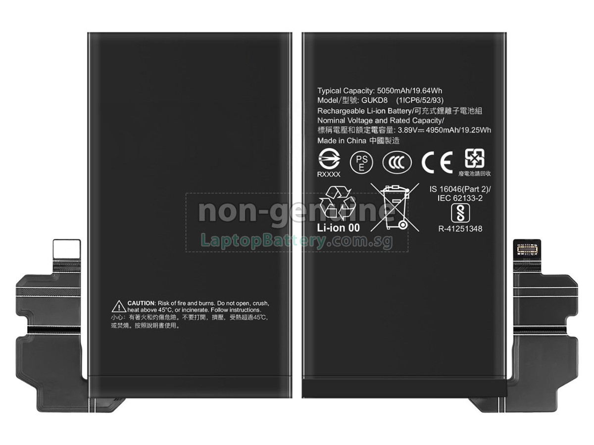 replacement Google GUKD8 battery