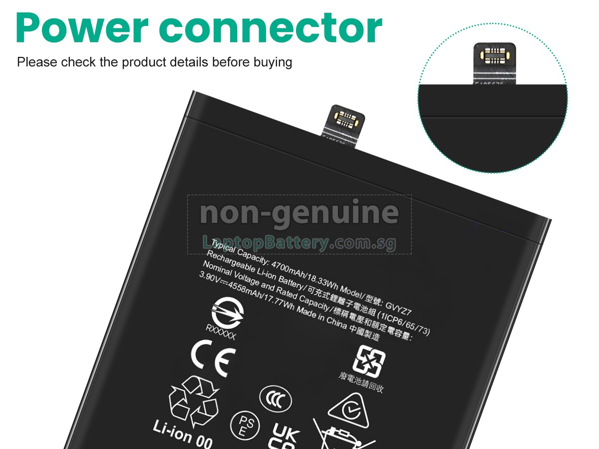 replacement Google GVYZ7 battery