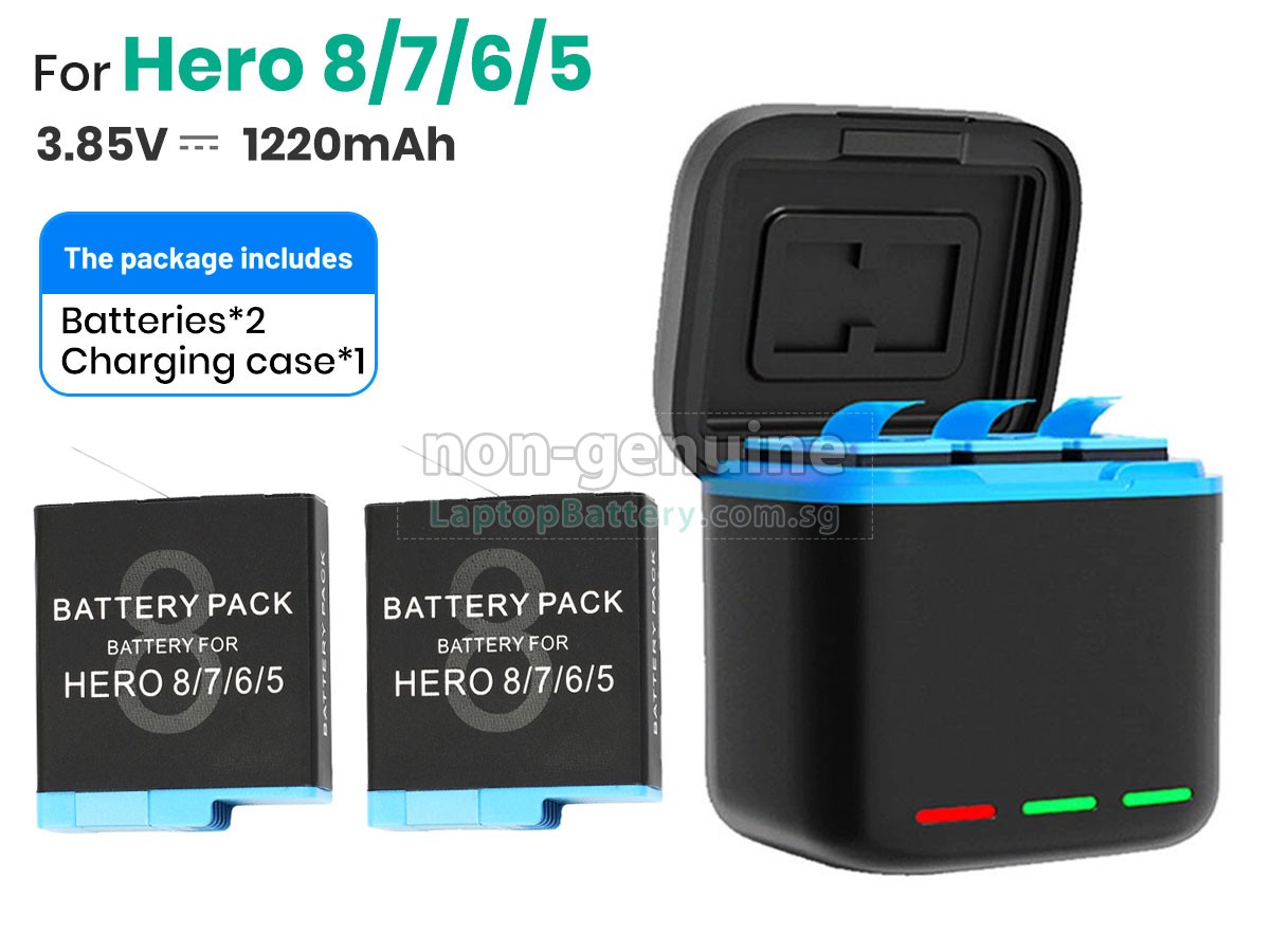 replacement GoPro HERO 6 BLACK battery