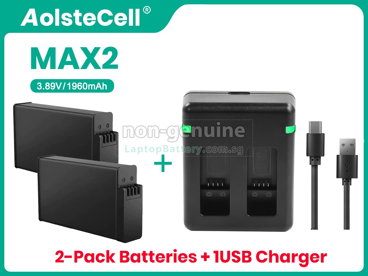 replacement GoPro MAX2 battery
