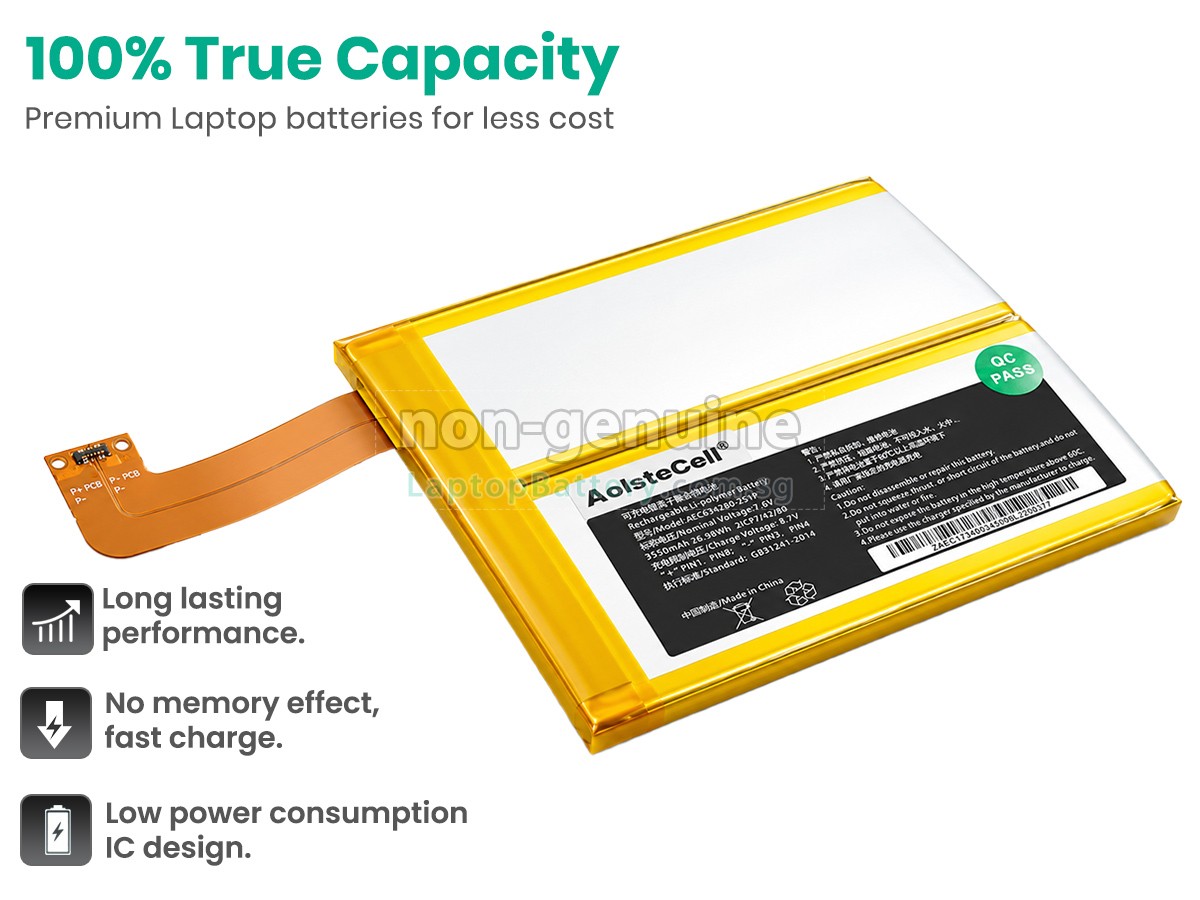 replacement GPD 634280 battery