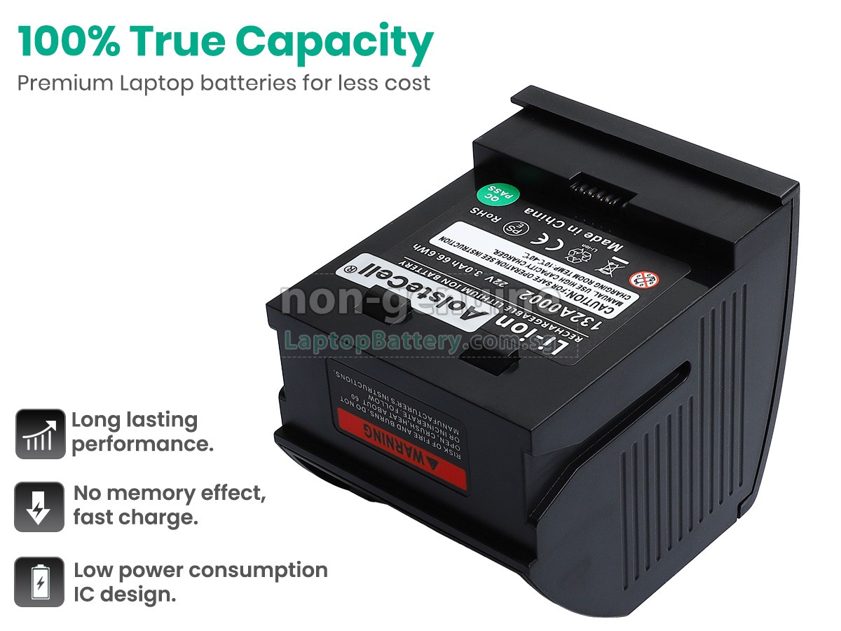 replacement Gtech 103A105 battery